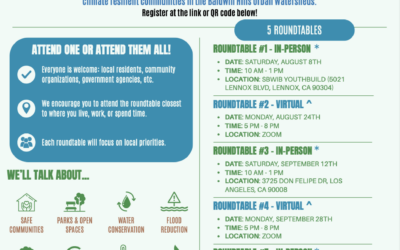 CLIMATE RESILIENCE COMMUNITY ROUNDTABLES