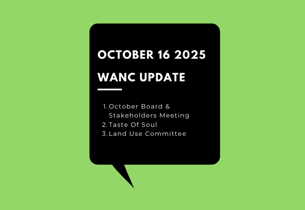 October 16, 2025 WANC Update