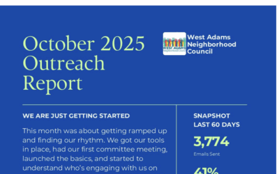 October Outreach Committee Report