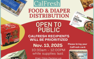 Kheir Clinic Food & Diaper Distribution