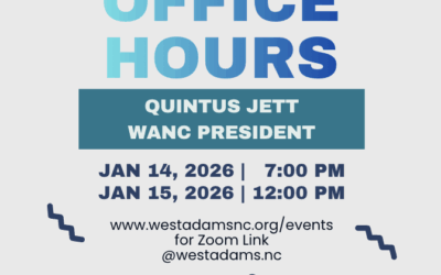 Virtual Office Hours With Quintus Jett the WANC President
