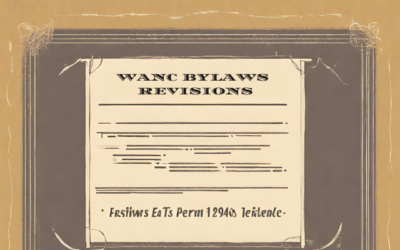 The WANC Bylaws Revision Period Is Now Open!