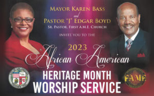 2023 African American Heritage Month Worship Service, Sunday, Feb. 12, 2023
