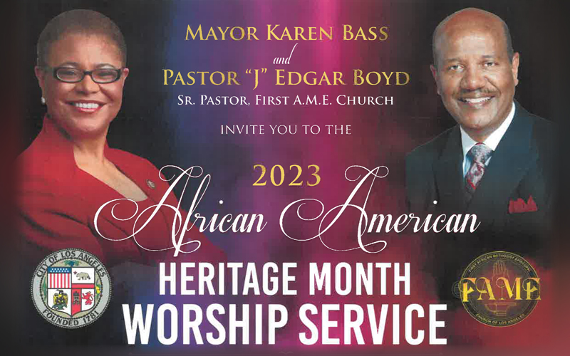 2023 African American Heritage Month Worship Service