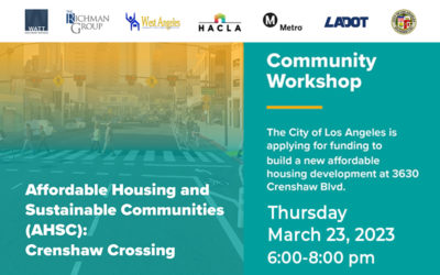 Crenshaw Crossing Community Outreach Meeting
