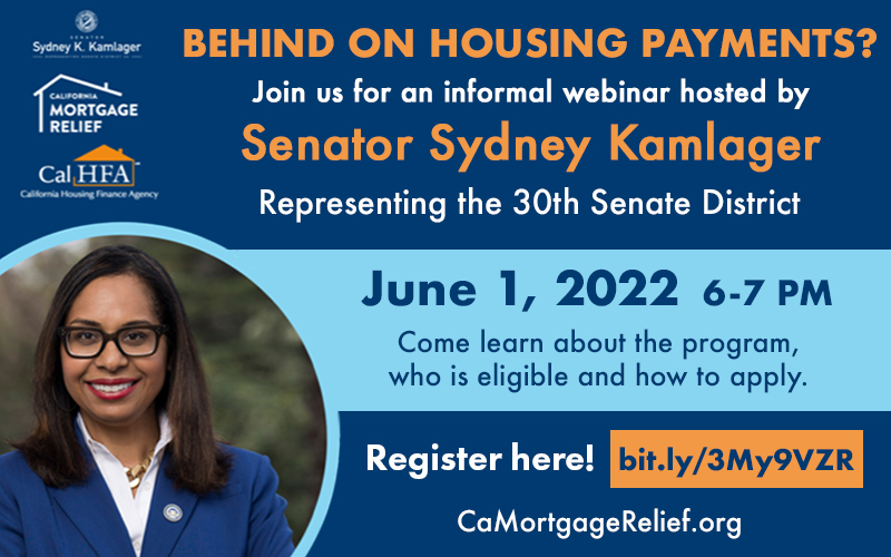CA mortgage relief program webinar, June 1, 2022