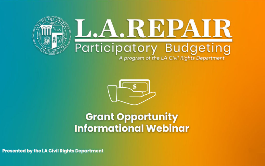 Nonprofit Grant Opportunity: L.A. REPAIR Participatory Budgeting