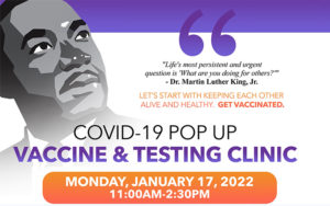 COVID-19 Pop Up Clinic