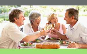 Restaurants offering discounts to seniors.