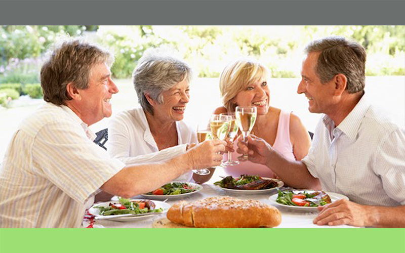 Restaurants offering discounts to seniors.
