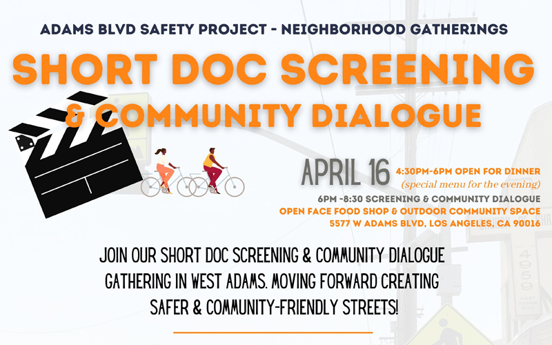 Adams Blvd Safety Project - Short Doc, April 16, 2022