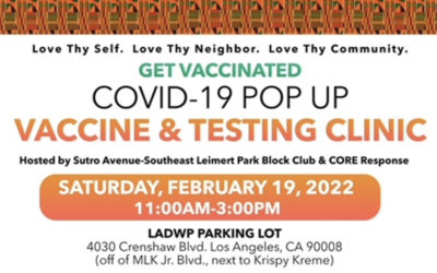 Covid-19 Pop Up Vaccine & Testing Clinic
