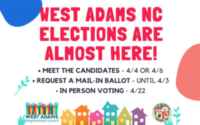 2023 West Adams Neighborhood Council Elections